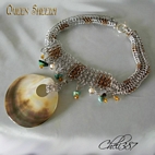 queen sheeba chainmaille necklace